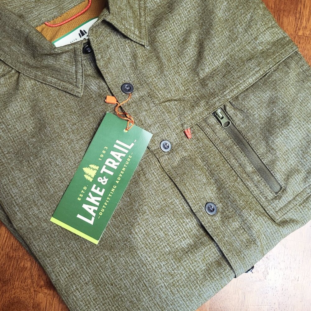 Lake & Trail ~ Sz Sm ~ “Outdoor” Button Up Shirt ~ NWT